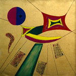 Malerei Leo 50x50 cm Flu Drachen in Berlin kaufen